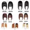 Xuchang Aisi goods direct supply sideburns, forehead bangs, real hair replacement pieces, French bangs, wig pieces, wig bangs Item Picture